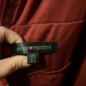 I have a size 24 Burgundy colored bridesmaid dress. From JJs house.